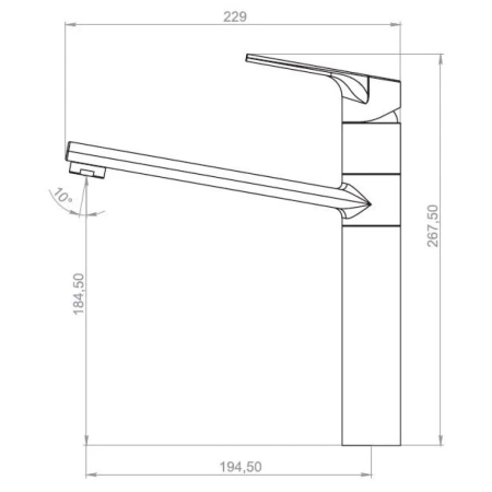 смеситель для кухни esko ontario (on 519)