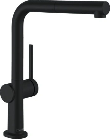 Смеситель для кухни Hansgrohe Talis M54 72809670, черный матовый Смеситель для кухни Hansgrohe Talis M54 72809670, черный матовый