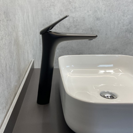 смеситель для раковины comforty fc074b-cmt черный матовый