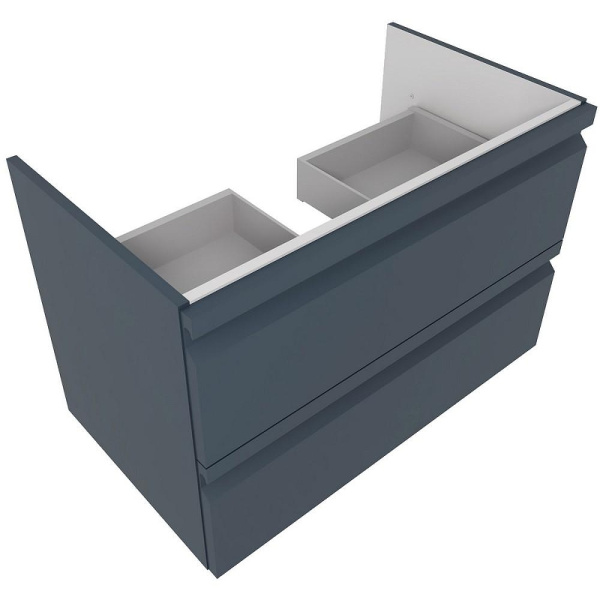 тумба с раковиной aquatek вега 80 aq77080-mg подвесная серая матовая