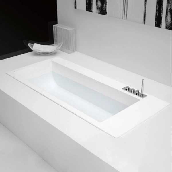 ванны из материала corian 170 см antonio lupi biblio biblio20 bianco/cr белая