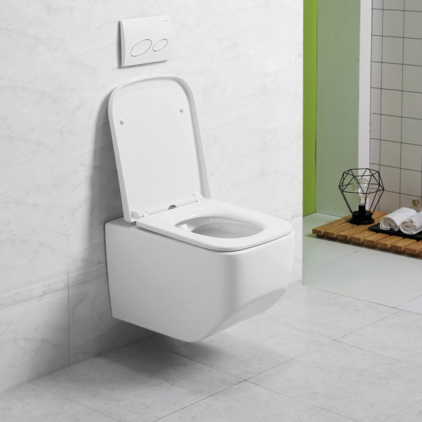 унитаз подвесной art&max maxima am010chr безободковый