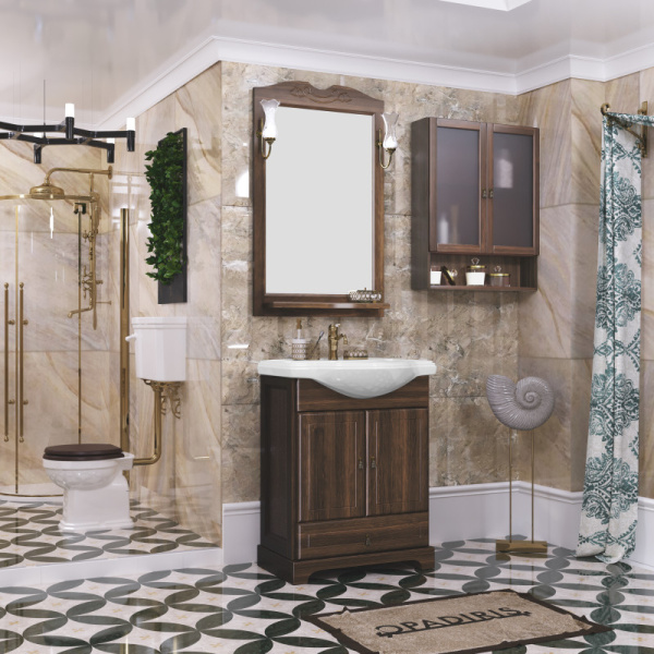 зеркало 65х103,5 см орех антикварный opadiris клио