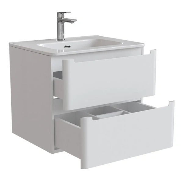 тумба с раковиной iddis edifice 60 edi60w0i95k подвесная белая