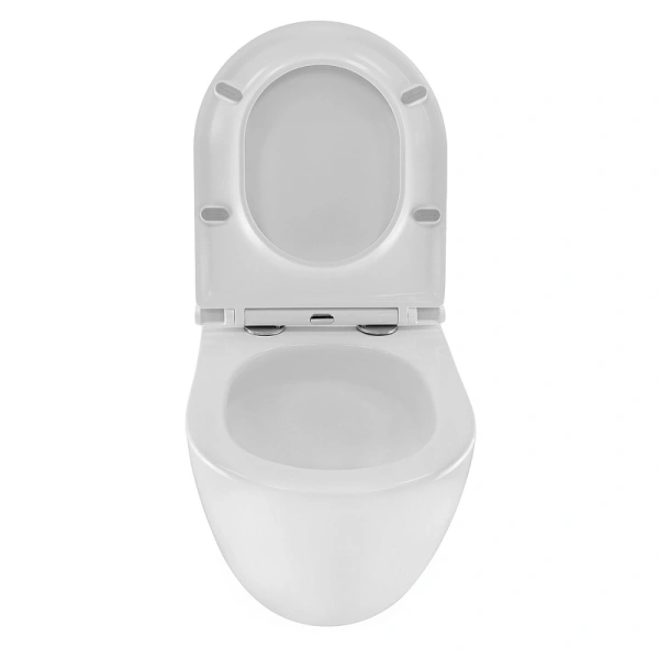 унитаз azario pro pro-0001 uq3 подвесной, безободковый, с сиденьем микролифт, слив "торнадо", 49х37х36 см, белый