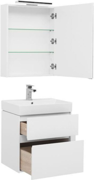 мебель для ванной aquanet бруклин 60 белый мебель для ванной aquanet бруклин 60 белый