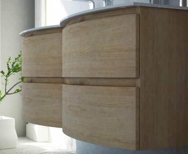 шкаф пенал cezares vague 30 54850 подвесной rovere sbiancato
