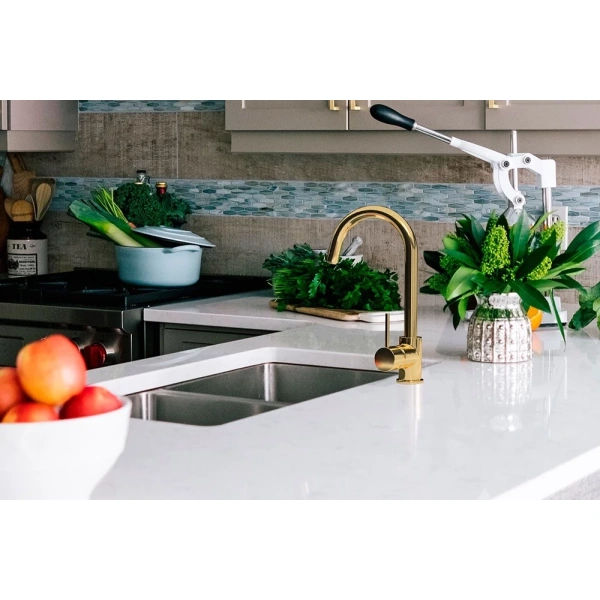 смеситель для кухни paini cox 78ot572lmkm цвет золото pvd