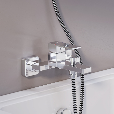 смеситель для ванны damixa gala 531000000 хром