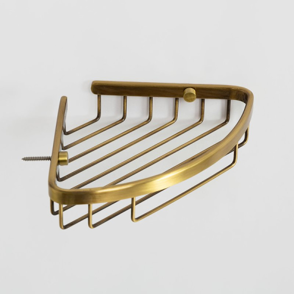 Полка-корзинка для душа Art&Max AM-G-8936A-Do, цвет золото