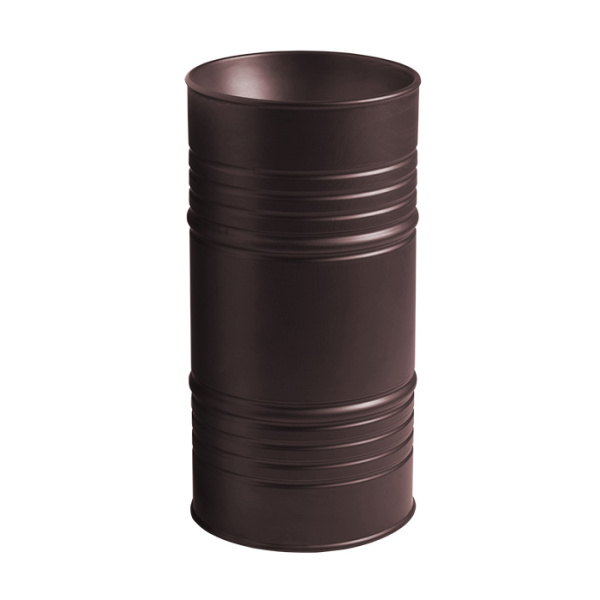раковина напольная kerasan artwork barrel 474375, 45 x h90 см, слив в стену, цвет: borgogna matt