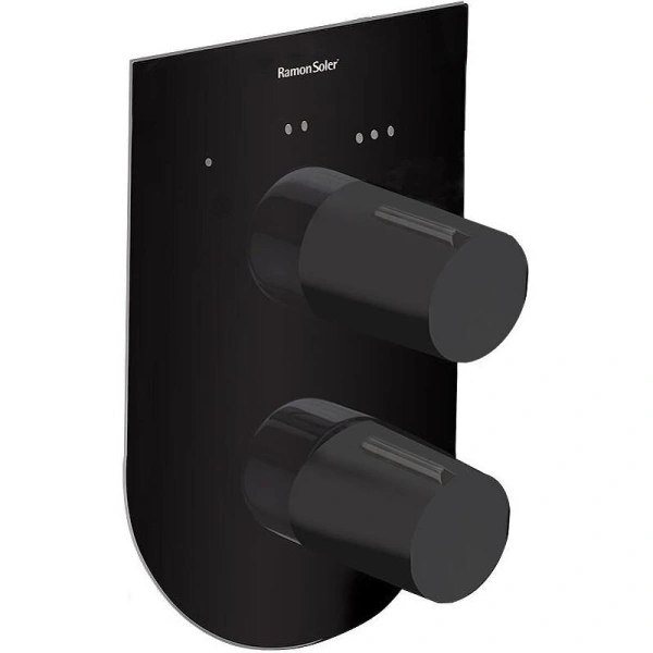 смеситель для душа ramonsoler tzar 341503snm черный матовый