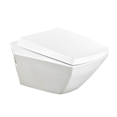 Унитаз TOTO Jewelhex CW682E#XW подвесной, безоботковый, без сидения, белый