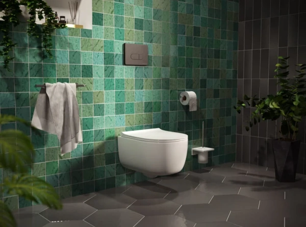 клавиша для инсталляции berges novum d5 040035 для унитаза, абс-пластик, черный матовый