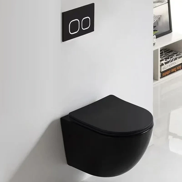 унитаз cerutti spa ticino aria mb ct8918 подвесной, с сиденьем микролифт, черный матовый