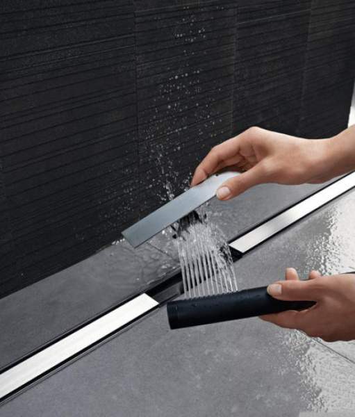 душевой лоток geberit cleanline 154.450.ks.1 нержавеющая сталь