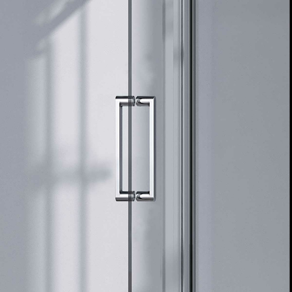 душевая дверь vincea como-n 150 vds-4cn150cl профиль хром, стекло прозрачное