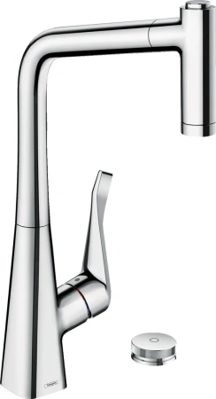 Смеситель для кухни Hansgrohe Metris M71 73806000, хром