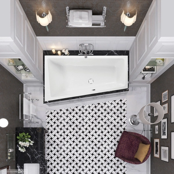 акриловая ванна vagnerplast cavallo vpba169cav3lx-04 160x90 l