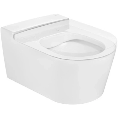 унитаз подвесной roca inspira 346527000 безободковый, белый