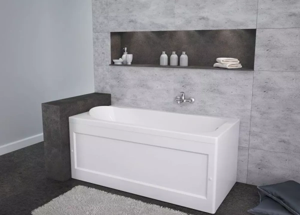 акриловая ванна aquanet west 160х70 204054 без гидромассажа