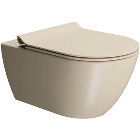 сиденье для унитаза gsi pura ms86csns08 с микролифтом, creta matte