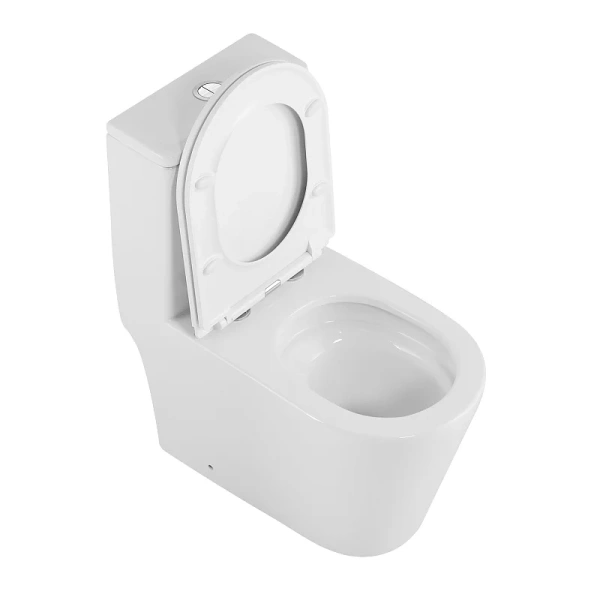 унитаз моноблок azario nimbus az-6080-ap напольный, безободковый, слив "торнадо", с сиденьем микролифт, 68x36x81.3 см, белый