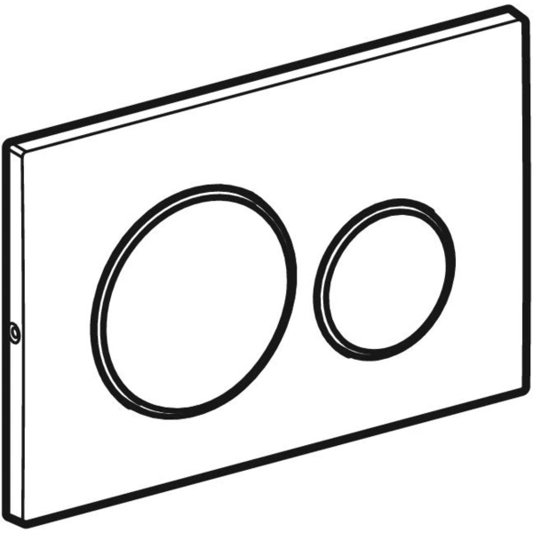 кнопка смыва geberit sigma 20 115.889.sn.1, двойной смыв, цвет: нерж. сталь