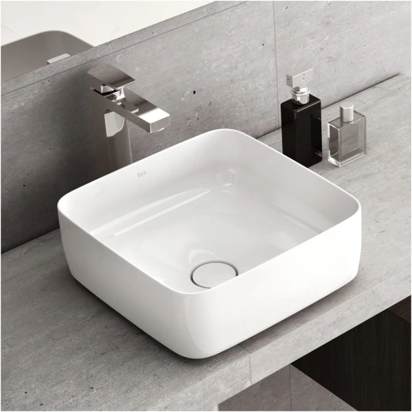 раковина 37x37 см roca inspira square 327532000
