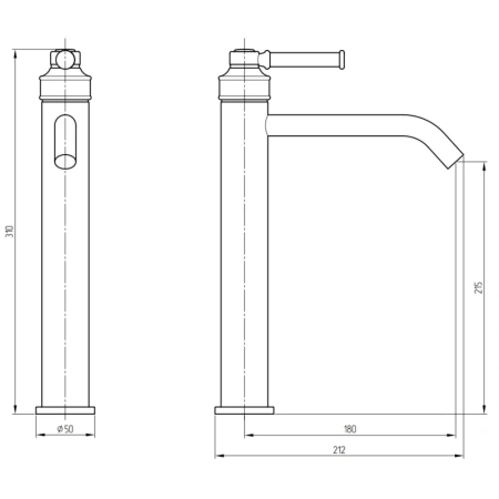смеситель для раковины с донным клапаном migliore ermitage mini 31419
