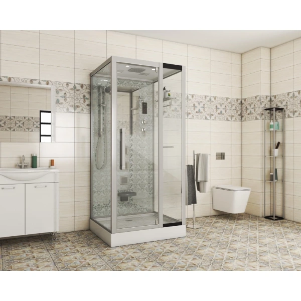 душевая кабина niagara luxe ng-7714w 100x90 с гидромассажем