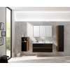 шкаф подвесной vitra metropole 40 l 58208 сливовое дерево черный