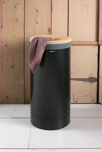 Корзина для белья Brabantia 120008 черная