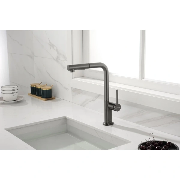 смеситель для кухни paulmark neo ne214419-b, цвет беретта