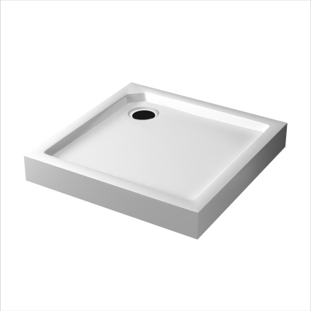 душевой поддон квадратный rgw smc-c-088 белый 900x900