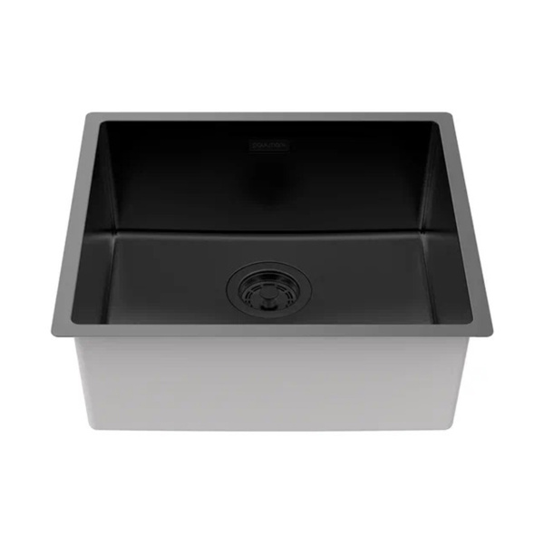 кухонная мойка paulmark lassan 49 uni la49-mbn, черный матовый nano-pvd