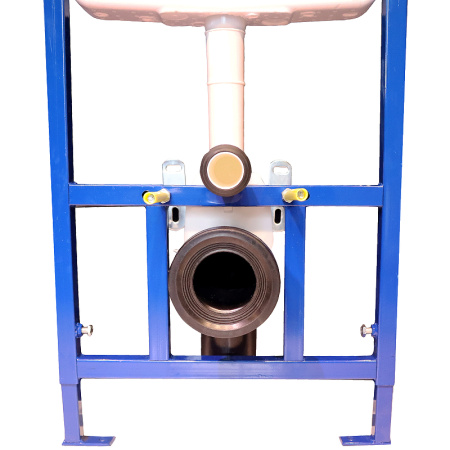 инсталляция bewash bw74 k500rzvp0400pk000000 для унитаза, с клавишей смыва хром глянцевый