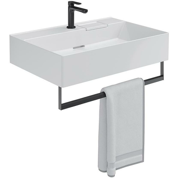 раковина kerama marazzi logica 70 lo.wb.70.1 белая глянцевая