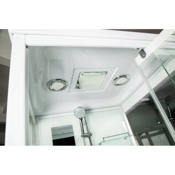 душевая кабина river tana 100x80x15 10000003119 профиль белый задняя стенка белая