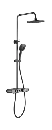 Душевая стойка ARROW AG3323SHMB, матовая черная