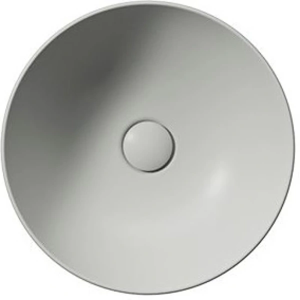 раковина gsi nubes 903917 накладная, ø40 см, cenere opaco (серый матовый)