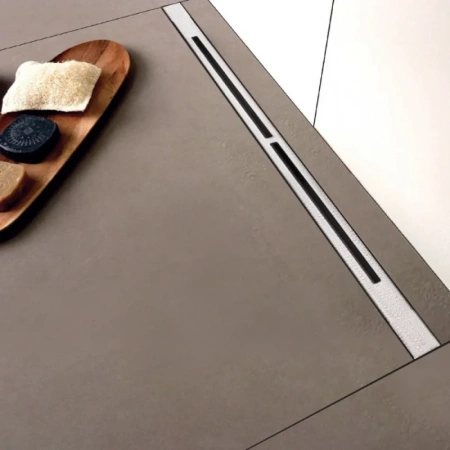 Душевой лоток Berges Super Line 650 090181 с решеткой хром матовый