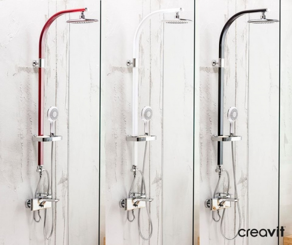 душевая стойка creavit sh773 цвет белый