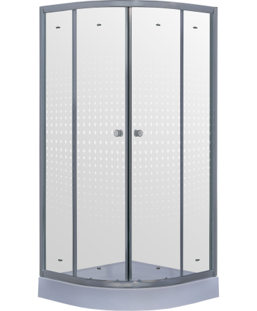 Душевой угол Timo TL TL-8001R 80×80 см, стекло прозрачное с узором