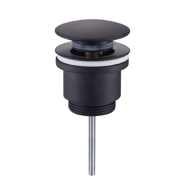 Донный клапан Raglo R600 R600.01.06 для раковины, без перелива, черный