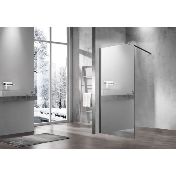 неподвижная перегородка 90х200 см vincea walk-in vsw-1h900mrb зеркальное неподвижная перегородка 90х200 см vincea walk-in vsw-1h900mrb зеркальное