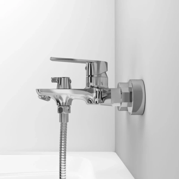 смеситель для ванны с душем iddis plank plasb02i02wa цвет хром