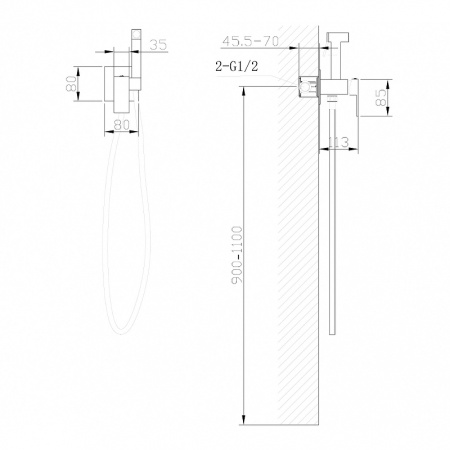гигиенический комплект abber daheim af8226g