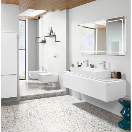унитаз подвесной villeroy & boch memento 2.0 4633r0r1 безободковый, альпийский белый