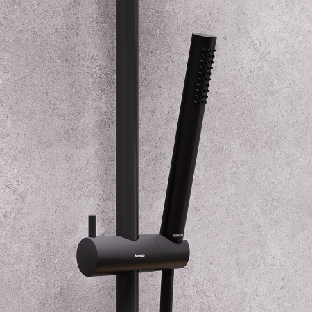 душевая система damixa scandinavian pure 936710300 цвет черная матовая